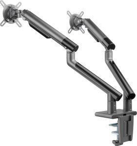 Alterzone Uchwyt biurkowy na 2 monitory 17" - 32" (ALZDARM17-32-G) 4