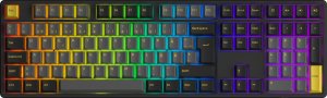 Klawiatura Akko AKKO Black & Gold 5108B Plus Wireless Gaming-Tastatur, RGB, - V3 Cream Yellow Pro Switch, schwarz, ISO (DE) 1