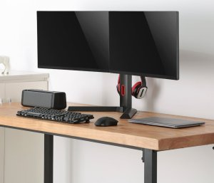 Alterzone Stojak biurkowy na 2 monitory 17" - 27" Pro Duo Gaming (ALZPROD17-27-B) 3