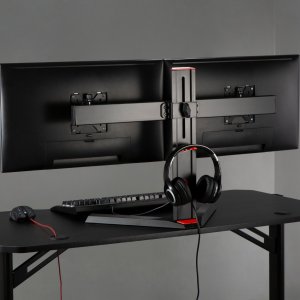 Alterzone Stojak biurkowy na 2 monitory 17" - 27" Pro Duo Gaming (ALZPROD17-27-B) 4