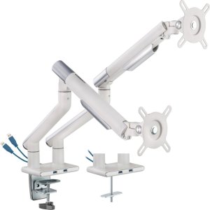 Alterzone Uchwyt biurkowy na 2 monitory 17" - 32" (ALZUSBDARM17-32-W) 2