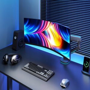 Alterzone Uchwyt biurkowy na monitor 17" - 32" Arm RGB (ALZARM-RGB-2G) 7
