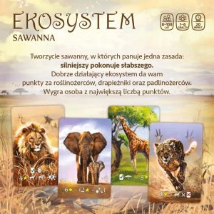 Nasza Księgarnia GRA EKOSYSTEM* 3: SAWANNA- NASZA KASIĘGARNIA 2