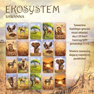 Nasza Księgarnia GRA EKOSYSTEM* 3: SAWANNA- NASZA KASIĘGARNIA 3