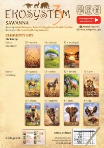 Nasza Księgarnia GRA EKOSYSTEM* 3: SAWANNA- NASZA KASIĘGARNIA 7