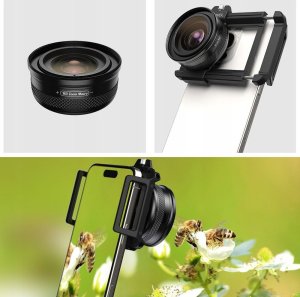 Apexel Obiektyw Soczewka Apexel Super Makro Hd Zoom 10-20x Do Telefonu Smartfona / Apl-zm100 8