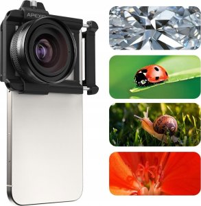 Apexel Obiektyw Soczewka Apexel Super Makro Hd Zoom 10-20x Do Telefonu Smartfona / Apl-zm100 9