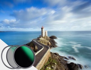 Filtr Kf Zestaw Filtrów Nano-d 3w1 Uv Cpl Nd1000 K&f 49mm 49 + 2x Dekielek 2x Etui / Sku.2267v 4