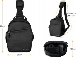 Plecak Kf Plecak Fotograficzny Foto 5l Sling Crossbody K&f Na Aparat Dslr Dron Kamerę / Kf13.171 6