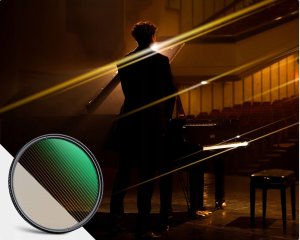 Filtr Kf Filtr Gold Streak Anamorficzny Złote Flary Smugi K&f Nano-x Mrc 58 Mm 58mm / Kf01.2106 11