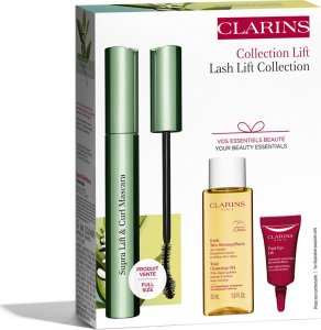 Clarins CLARINS SET (MASCARA SUPRA LIFT & CURL  BLACK  8ML + TOTAL EYE LIFT SAMPLE  3ML) 3