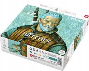 Good Loot Good Loot Puzzle: Game Art Chronicles - The Witcher - Geralt & Vincent van Gogh (1000 elementów) 1