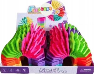 LeanToys Zabawka Sensoryczna Antystresowe Składane Kółka Sprężyna 3