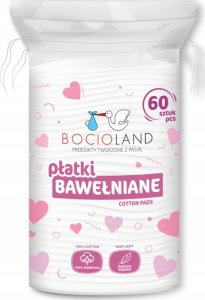 Bocioland 1585 PŁATKI KOSMETYCZNE BAWEŁNIANE 60SZT BL158 1