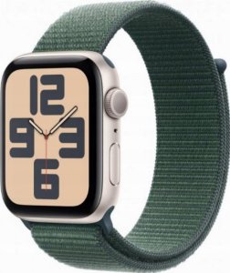 Smartwatch Apple Watch SE Gen.2 GPS 44mm Starlight Alu Sport Loop Zielony (MXEW3) 1