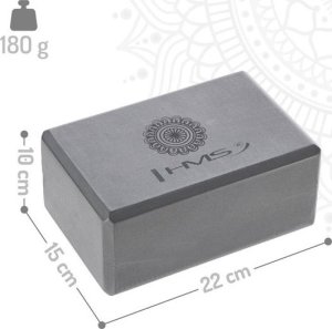 HMS ZESTAW DO JOGI HMS MATA TPE LIGHT PINK YM10 + KOSTKA GRAY KJ02 + PASEK SJ01 5