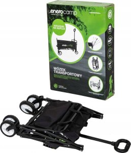 Enero Camp WÓZEK TURYSTYCZNO PLAŻOWY SKŁADANY 72x44x50CM Z UCHWYTEM 6