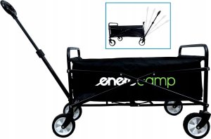 Enero Camp WÓZEK TURYSTYCZNO PLAŻOWY SKŁADANY 72x44x50CM Z UCHWYTEM 10
