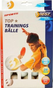 Best Sporting PIŁECZKI DO TENISA STOŁOWEGO BEST SPORTING TRAINING 24SZT BIAŁE 3