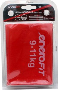 Dymo TAŚMA TRENINGOWA GUMA OPOROWA DO ĆWICZEŃ 200x15CM 0,30MM 9-11KG CZERWONA 2