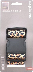 ProWorld UNIWERSALNY PAS ZABEZPIECZAJĄCY DO WALIZKI SPINAJĄCY 180x5CM PROWORLD PANTERA - BRAZOWY 3