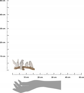 SASKA CHRISTMAS DEKORACJA PTASZKI 16x7x7cm 3