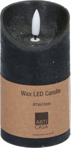 Articasa ŚWIECA DEKORACYJNA 70x130MM LED WOSK BLACK 4