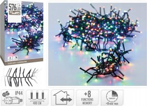 Lampki choinkowe Koopman LAMPKI CHOINKOWE ŁAŃCUCH ŚWIETLNY 576 LED TIMER MULTIKOLOR 6