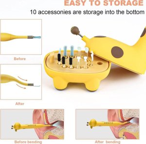 Bebird Otoskop z kamerą do czyszczenia uszu Bebird D3 PRO (żółty) 3