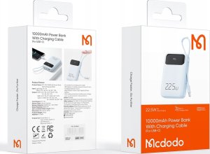 Powerbank Mcdodo Power Bank Mcdodo MC-3244 10000mAh, 22.5W, do C (niebieski) 15
