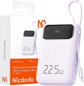 Powerbank Mcdodo Power Bank Mcdodo MC-3255 10000mAh, 22.5W, do Light (fiolet) 1