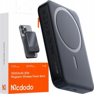 Powerbank Mcdodo Power Bank Magnetyczny Mcdodo MC-4261 10000mAh, 20W (czarny) 1