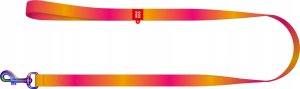 Collar Smycz dla psa nylonowa WAUDOG gradient, szer. 15mm, dł. 122cm, pomarańczowa 2