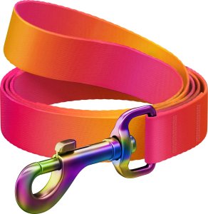 Collar Smycz dla psa nylonowa WAUDOG gradient, dł. 122 cm, pomarańczowa 1