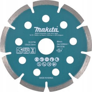 Makita MAKITA TARCZA DIAMENTOWA 125x22,23mm SEGMENT (NA SUCHO) BETON, GRANIT, MARMUR 1