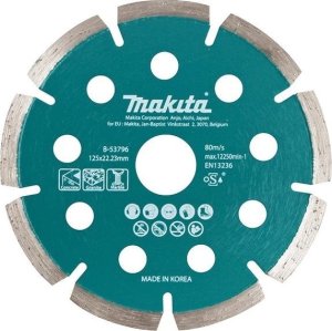 Makita MAKITA TARCZA DIAMENTOWA 125x22,23mm SEGMENT (NA SUCHO) BETON, GRANIT, MARMUR 2