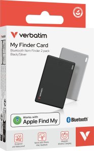Verbatim Verbatim My Finder Card Bluetooth czarny  srebrny/black silver - urządzenie do śledzenia 2szt MYFCR-02BS 32140 5