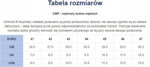 Buty trekkingowe męskie CMP CMP Kamsel Low WP 3Q27697-88US Granatowe 41 6