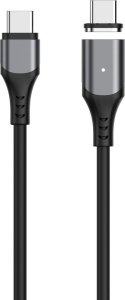 Kabel USB eStuff USB-C - USB-C 2 m Czarny (INFINITE Magnetic USB-C - C) 2