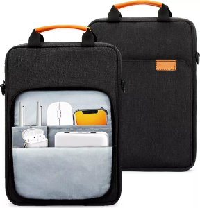Torba Alogy Torba na laptopa/ iPada Pro Air/ tablet 11-13 cal męska damska Unisex Pasek na ramię etui futerał pokrowiec Alogy saszetka czarna 5