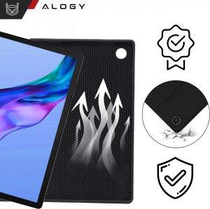 Etui na tablet Alogy Etui do Samsung Galaxy Tab A9+ Plus 2023 11" (X210/X215/X216) obudowa na tablet Case Stand Czarne 3