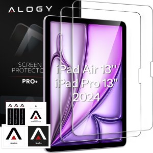 Alogy 2x Szkło hartowane do Apple iPad Air 13" 6 gen. 2024 / iPad Pro 13" 7 gen. 2024 Alogy Screen Protector Pro+ 9H 1