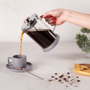 Berlinger Haus ZAPARZACZ TŁOKOWY DO KAWY HERBATY 800ml BERLINGER HAUS BH-8589 TAUPE 5