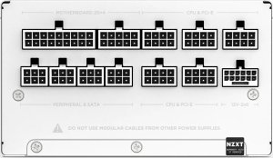 Zasilacz Nzxt C1200 Gold ATX 3.1 White 1200W (PA-2G2BW-EU) 3