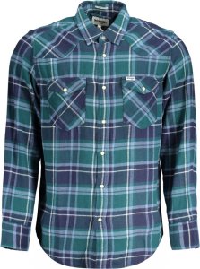 Wrangler ZIELONA KOSZULA MĘSKA Z DŁUGIM RĘKAWEM WRANGLER XL 1