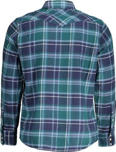 Wrangler ZIELONA KOSZULA MĘSKA Z DŁUGIM RĘKAWEM WRANGLER XL 2