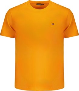 Napapijri POMARAŃCZOWY T-SHIRT MĘSKI Z KRÓTKIM RĘKAWEM NAPAPIJRI S 1