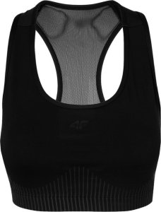 4f Stanik sportowy damski 4F głęboka czerń H4Z22 STAD011 20S XS 1