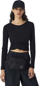 Champion Koszulka damska Champion Crewneck Croptop czarna 117435 KK001 L 1