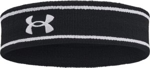 Under Armour Opaska na głowę Under Armour Striped Performance Terry HB czarna 1373118 001 1